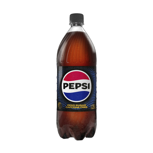 Pepsi Caffeine Free Diet Cola Soft Drink Bottle