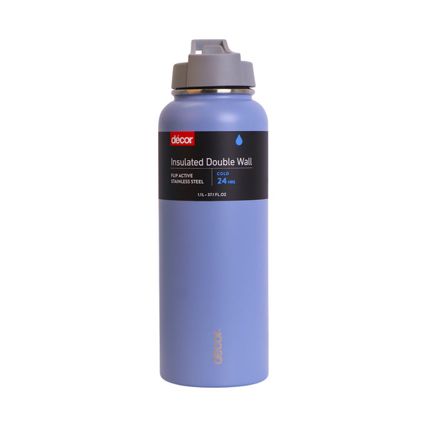 Decor Insulated Double Wall Flip Active Bottle 1.1L