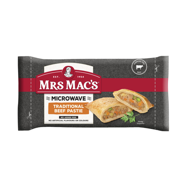 Mrs Mac's Microwaveable Beef Pastie | 165g