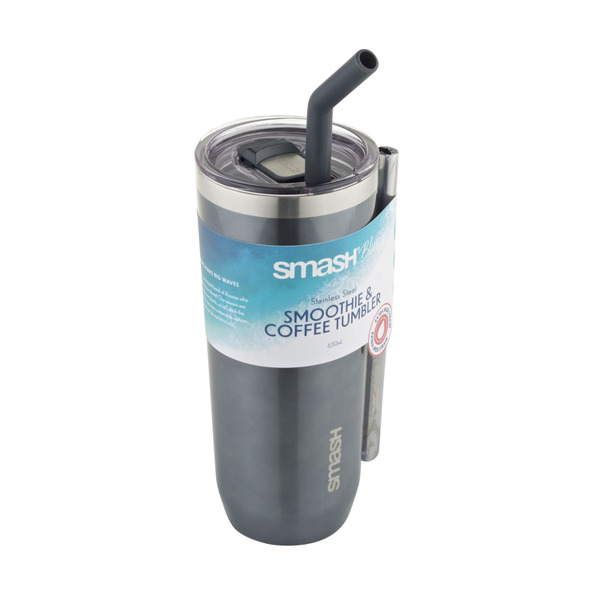 Smash Blue Smoothie & Coffee Tumbler 650mL