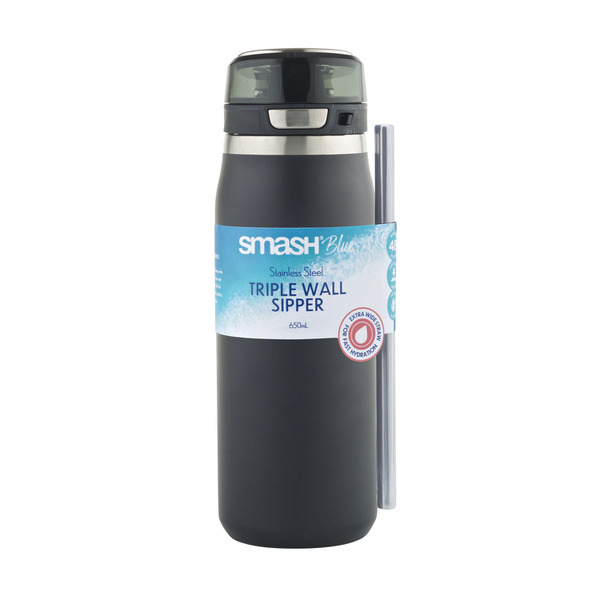 Smash Blue Triple Wall Sipper 650mL