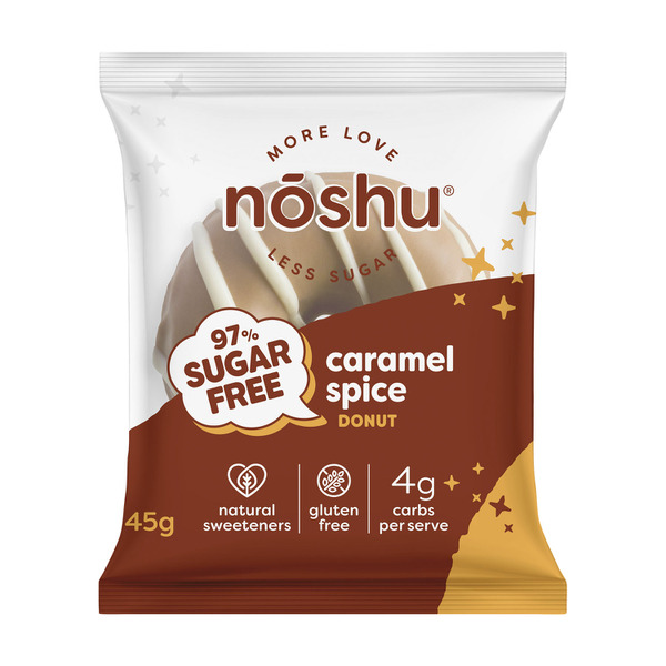 Noshu 95% Sugar Free Caramel Spice Donut