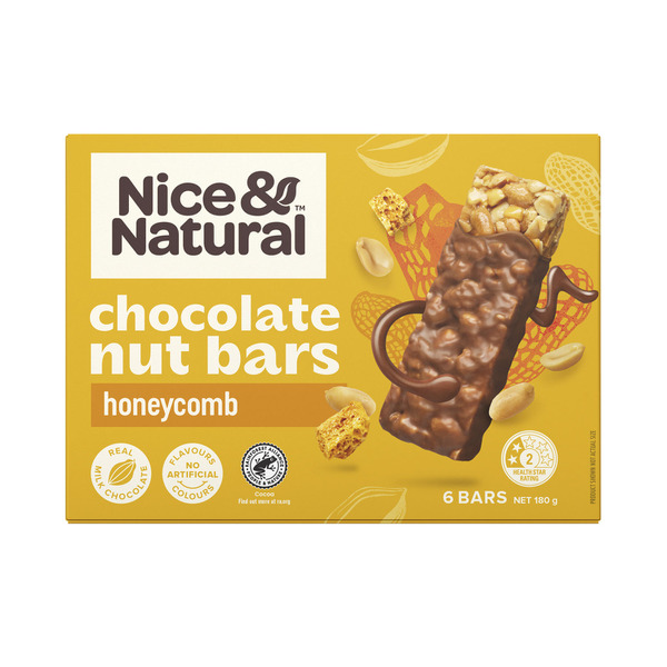 Nice & Natural Roasted Nut Bar Honeycomb