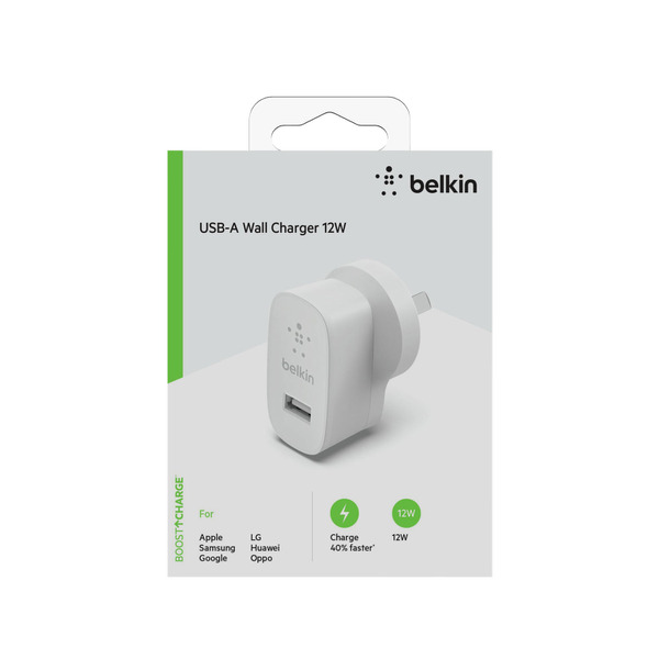 Boostcharge Usb A Wall Charger (12w)