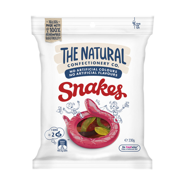 The Natural Confectionery Co Snakes | 230g