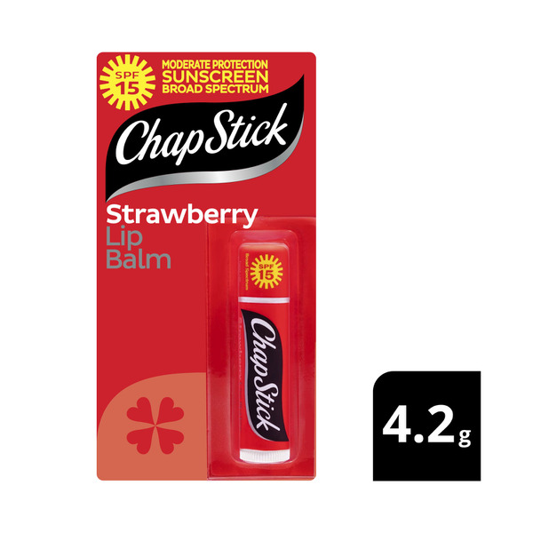 Chapstick Strawberry Lip Balm SPF15+