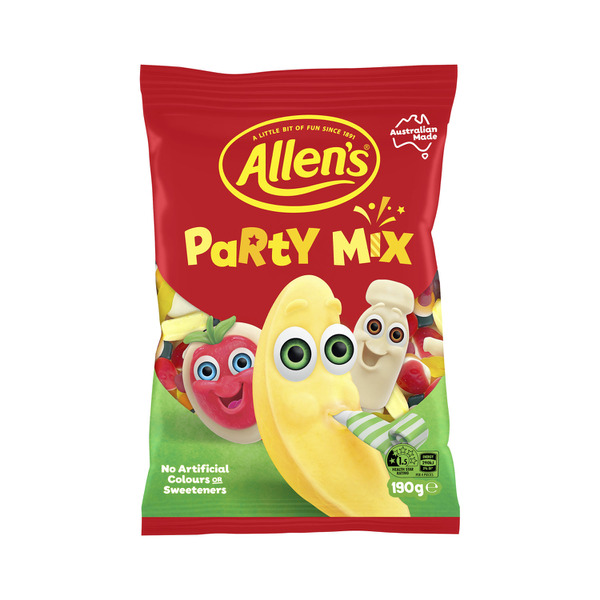 Allen's Lollies Party Mix Lolly Bag