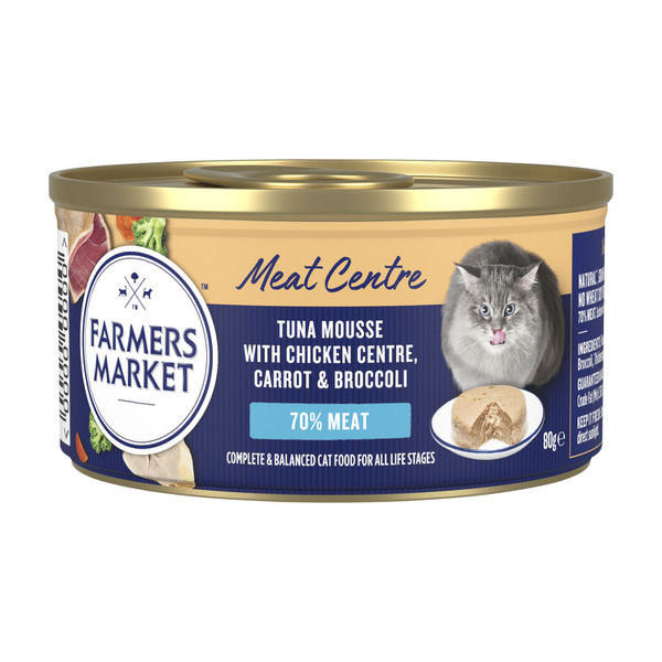 Buy Farmers Market Grain Free Adult Wet Cat Food Tuna Mousse With