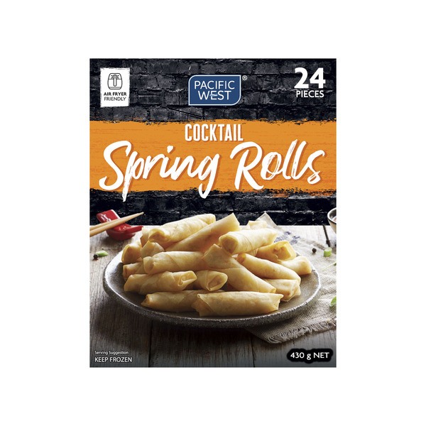 Pacific West Frozen Cocktail Spring Rolls 430g