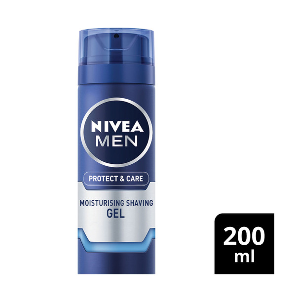Buy Nivea Men Protect & Care Moisturising Shaving Gel 200mL | Coles