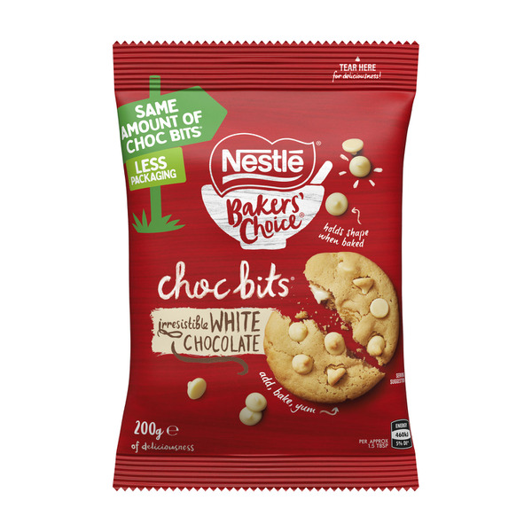Calories in Nestle Bakers' Choice Baking White Chocolate Bits