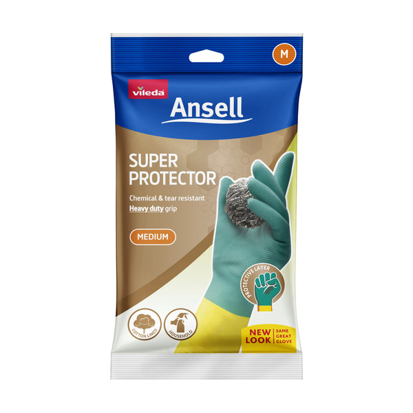 Ansell Super Rubber Gloves Medium