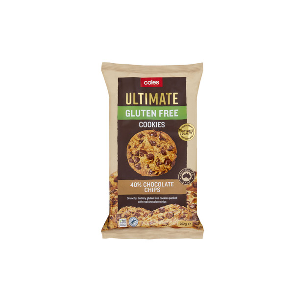 Calories in Coles Bakery Ultimate Chocolate Chip Cookies calcount