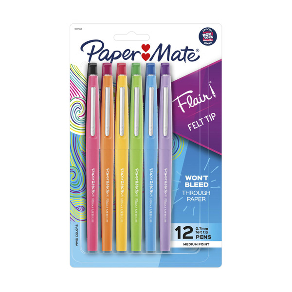 Buy Papermate Flair Assorted 12 pack