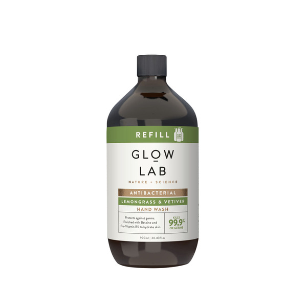Glow Lab Hand Wash Refill Antibacterial Lemongrass & Vetiver