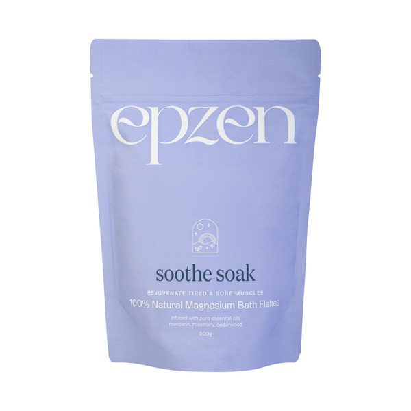 Epzen Soothe Soak 100% Natural Magnesium Bath Flakes