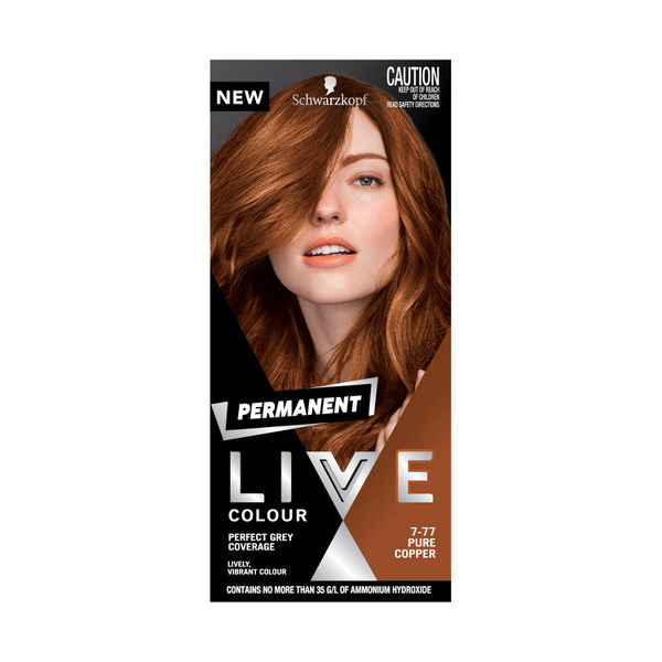 Schwarzkopf Live Colour Permanent 7.77 Pure Copper