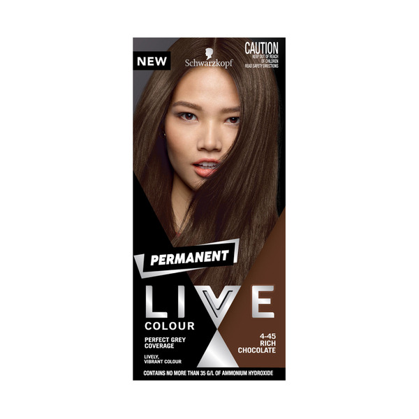 Schwarzkopf Live Colour Permanent 4.45 Rich Chocolate