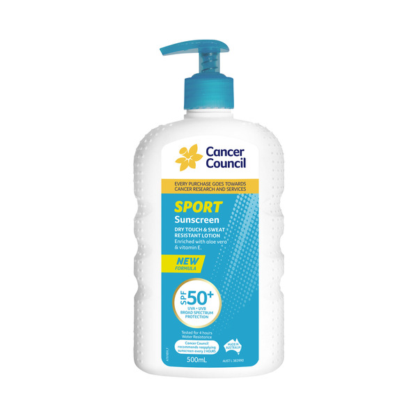 Cancer Council Sunscreen Sport SPF50+