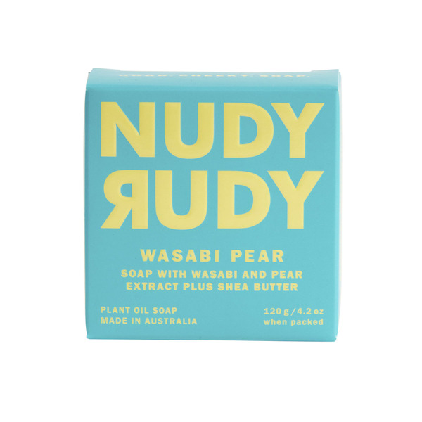 Nudy Rudy Bar Soap Wasabi Pear