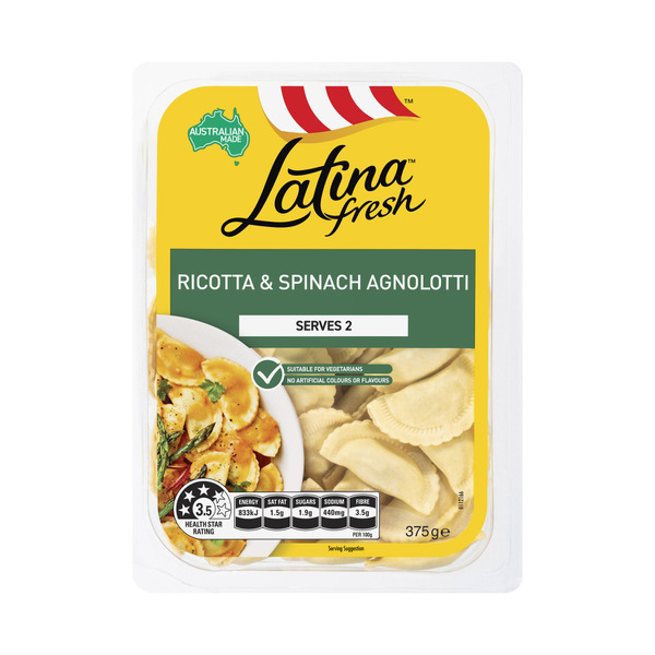 Latina Fresh Ricotta & Spinach Agnolotti