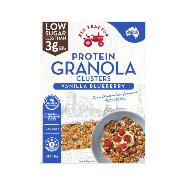 Red Tractor Low Sugar Granola Vanilla Blueberry