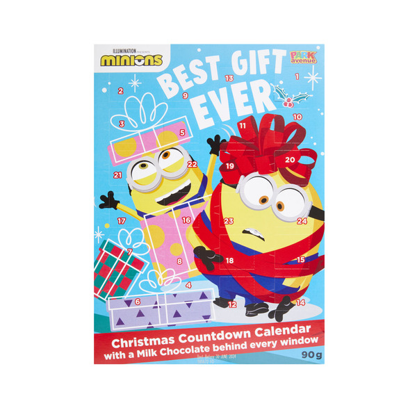 Buy Minions Milk Chocolate Advent Calendar 90g Coles