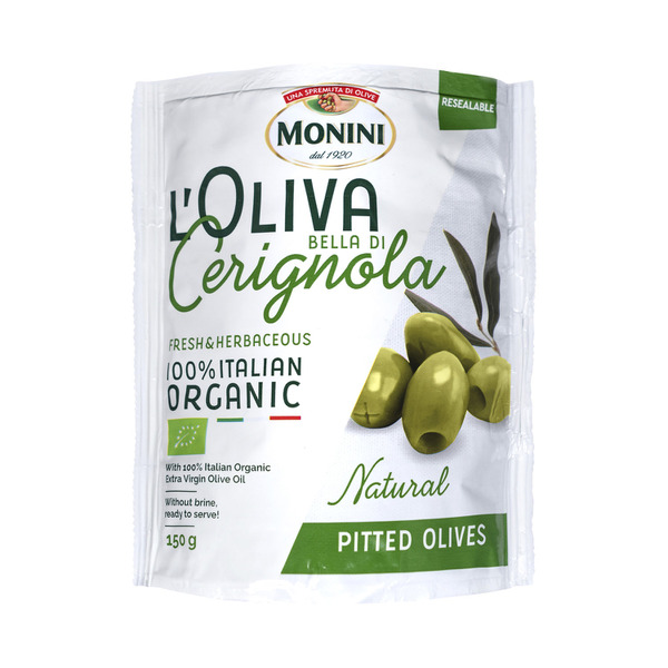 Organic Olives Green Pitted Bella Di Cerignola