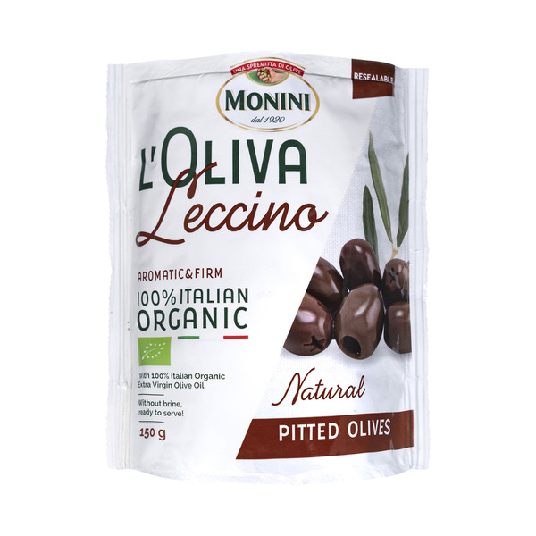 Organic Olives Black Pitted Leccino