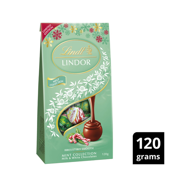 Lindt Lindor Mint Collection Chocolate Bag | 120g
