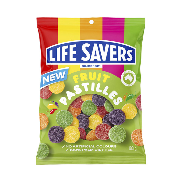 Calories in Lifesavers Fruit Pastilles Bag                                                                                                             