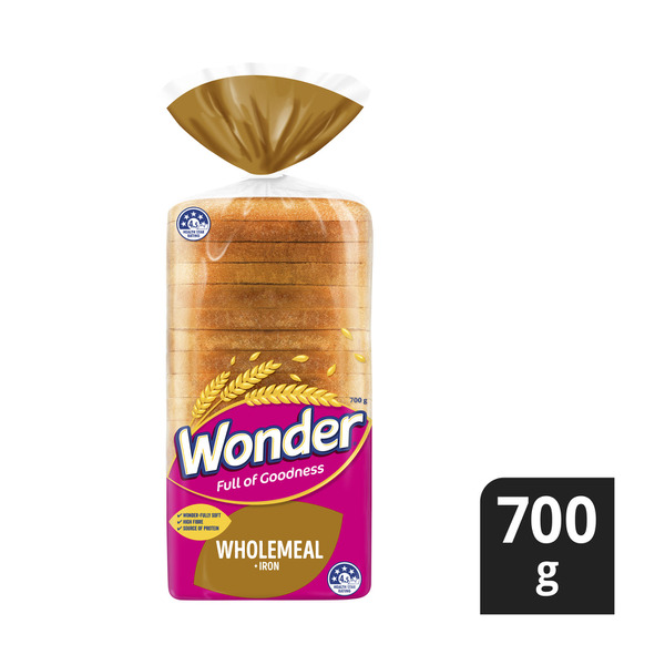 Wonder White Bread Wholemeal Plus Iron | 700g