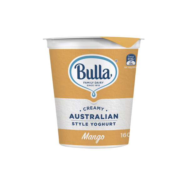 Bulla Creamy Australian Style Yoghurt Mango