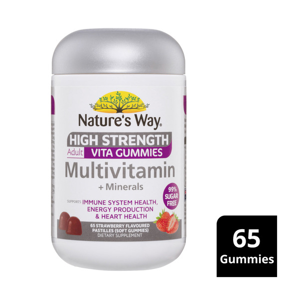 Natures Way High Strength Gummies Sugar Free Multi