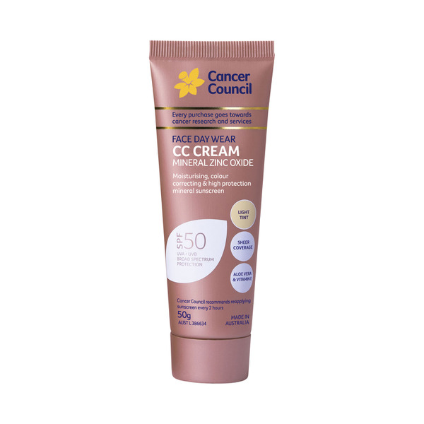 Cancer Council Mineral CC Cream Light SPF50