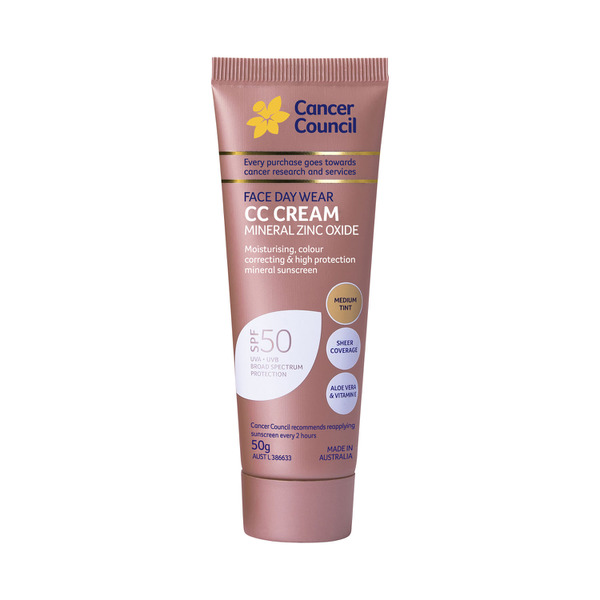 Cancer Council Mineral CC Cream Medium SPF50