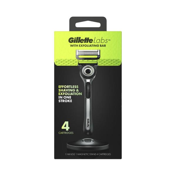 Buy Gillette Labs Razor Kit With 4 Blades 1 Pack | Coles