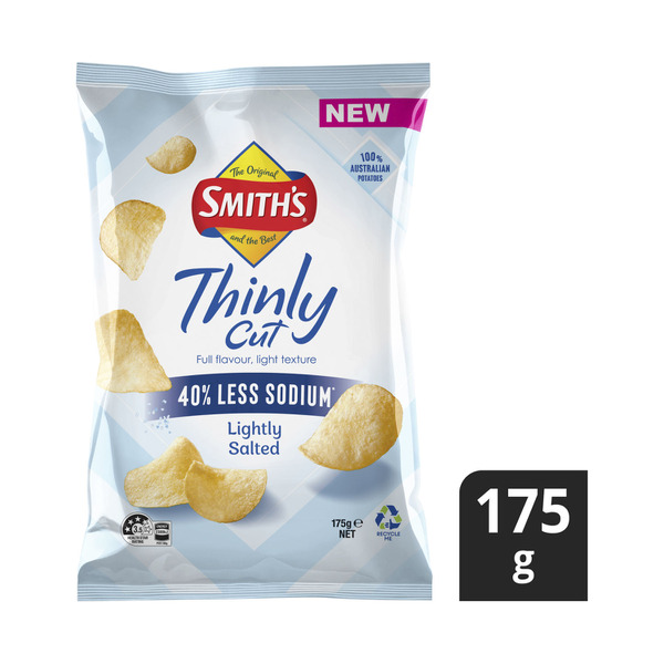 Smith's Thinly Cut Potato Chips Lighlty Salted | 175g