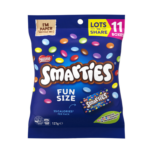 Nestle Smarties Chocolate 11 Piece Fun Pack