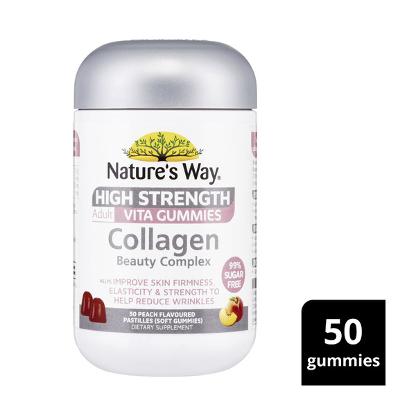 Natures Way High Strength Gummies Sugar Free Collagen