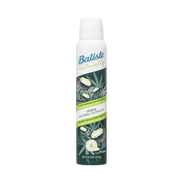 Batiste Dry Shampoo Naturally Hemp & Coconut Milk