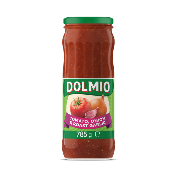 Buy Dolmio Extra Chunky Tomato, Onion & Roast Garlic Pasta Sauce 785g |  Coles
