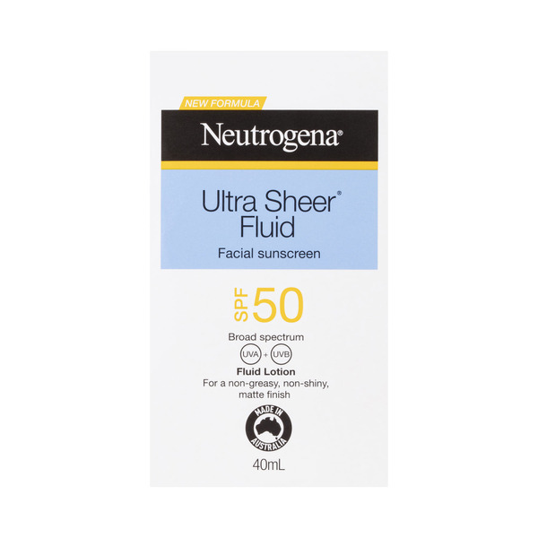 Neutrogena Ultra Sheer Face Fluid SPF 50 40mL