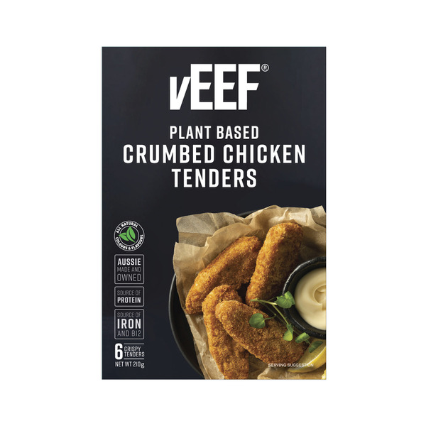 Calories in Veef Planted Based Crumbed Chicken Tenders