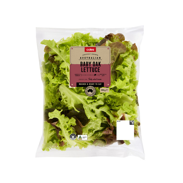 Buy Coles Baby Oak Lettuce 150g | Coles