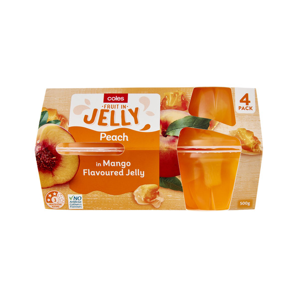 Peach In Mango Flavoured Jelly 4 Pack