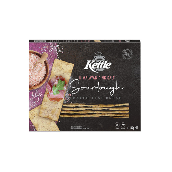 Kettle Sourdough Crackers Himalayan Salt