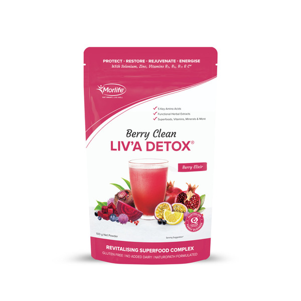 Buy Morlife Berry Clean Liva Detox Powder 100g Coles