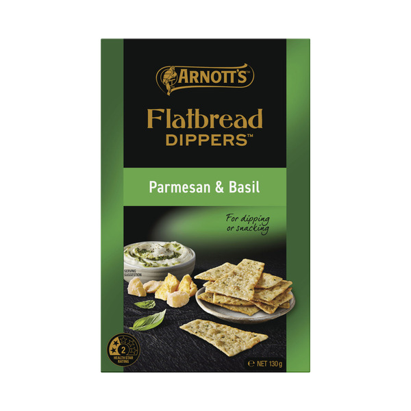 Arnott's Flatbread Dippers Parmesan & Basil