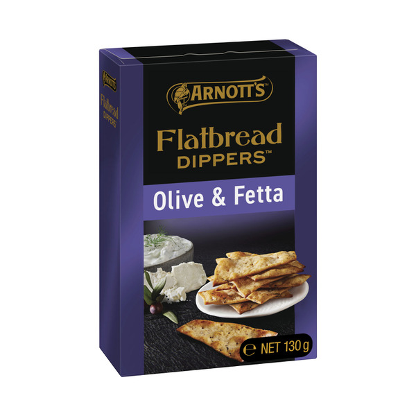 Arnott's Flatbread Dippers Olive & Fetta